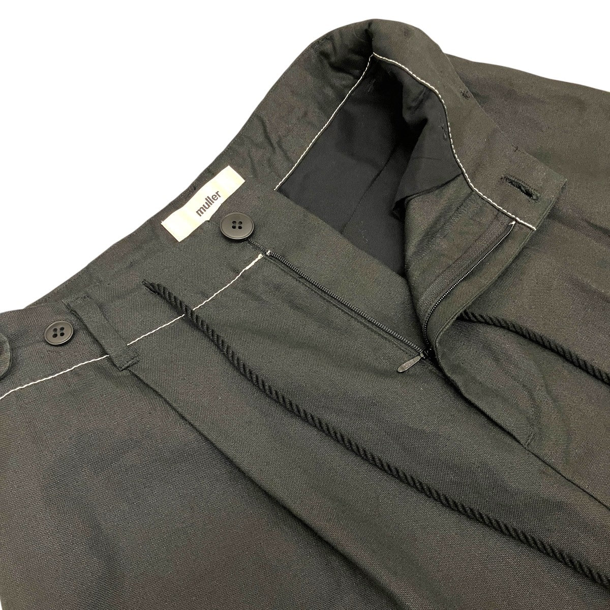 【TUCK STITCHED PANTS】リネンタックステッチパンツMLS26413