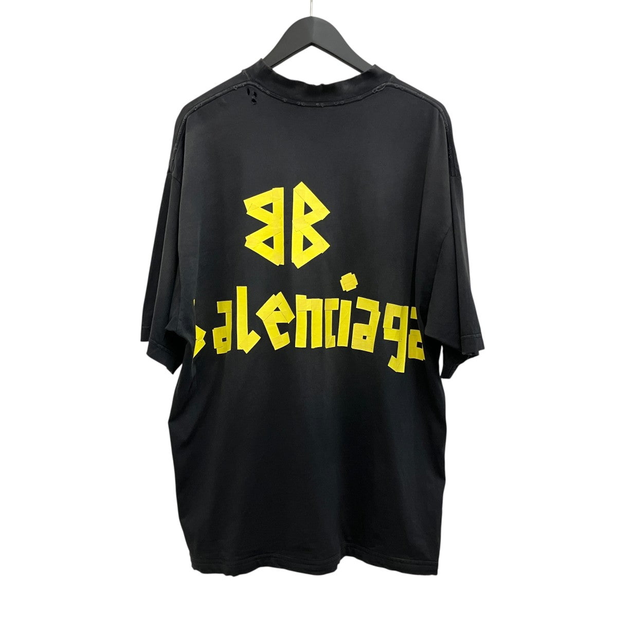 【TAPE TYPE TEE】テープロゴ ダメージ加工Tシャツ739784