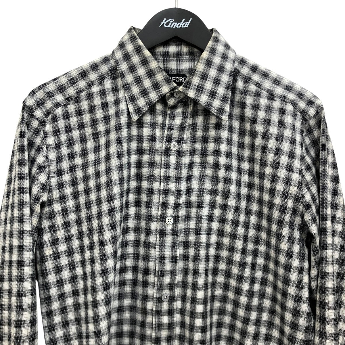 TOM FORD チェックシャツ3FT663 古着・中古-3枚目のアイテム画像