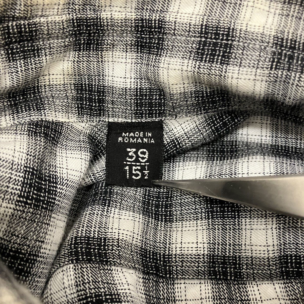 TOM FORD チェックシャツ3FT663 古着・中古-7枚目のアイテム画像