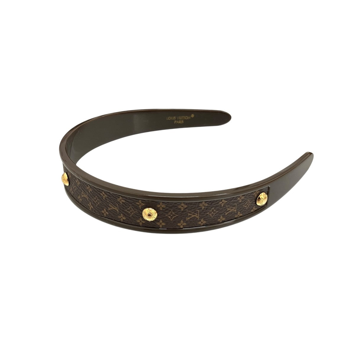LOUIS VUITTON レジン ヘッドバンドM03539 古着・中古-1枚目のアイテム画像