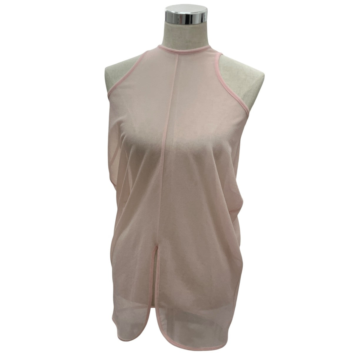mame kurogouchi 26SS【Draped Jersey Sheer Sleeveless Top】シアースリーブレストップMM26SS-JS090 古着・中古-1枚目のアイテム画像