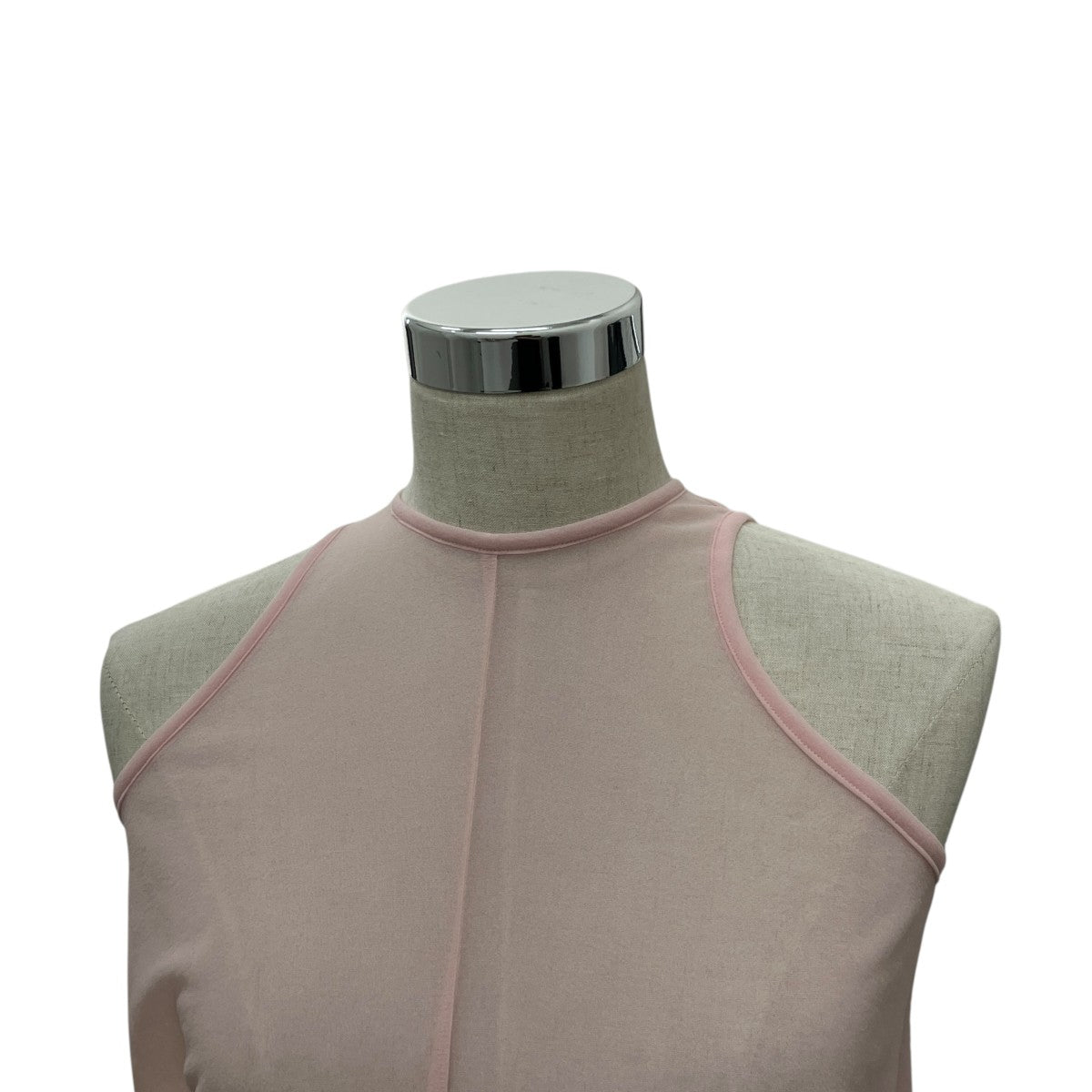 mame kurogouchi 26SS【Draped Jersey Sheer Sleeveless Top】シアースリーブレストップMM26SS-JS090 古着・中古-3枚目のアイテム画像