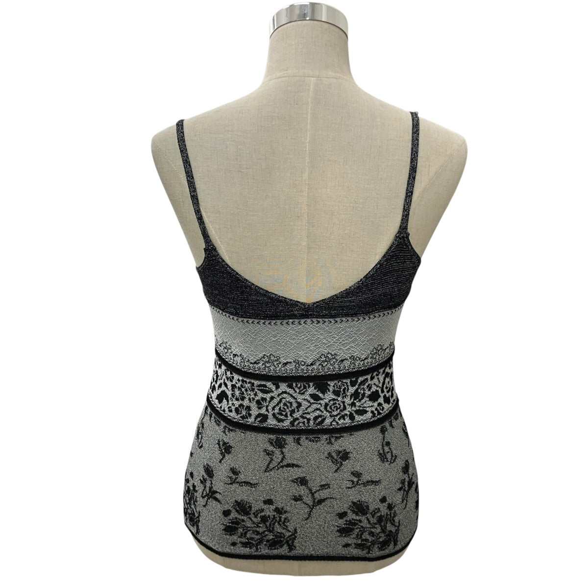 mame kurogouchi 26SS【Floral Jacquard Knit Camisole Top】ニットキャミソールMM26SS-KN083 古着・中古-2枚目のアイテム画像