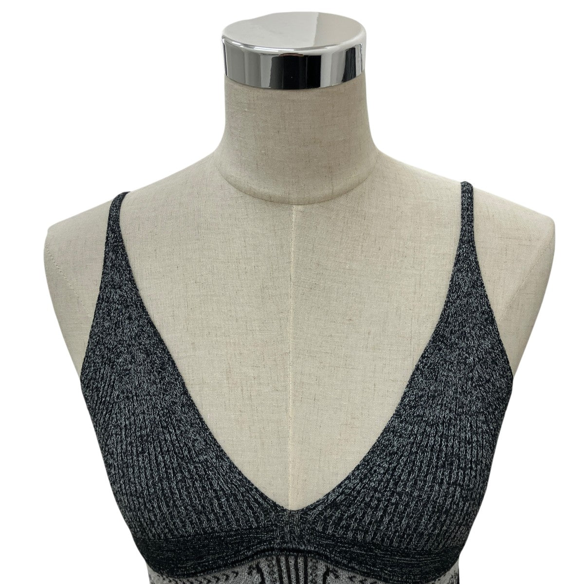 mame kurogouchi 26SS【Floral Jacquard Knit Camisole Top】ニットキャミソールMM26SS-KN083 古着・中古-3枚目のアイテム画像