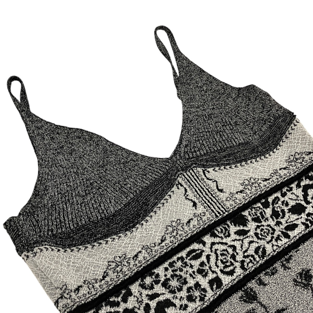 mame kurogouchi 26SS【Floral Jacquard Knit Camisole Top】ニットキャミソールMM26SS-KN083 古着・中古-5枚目のアイテム画像