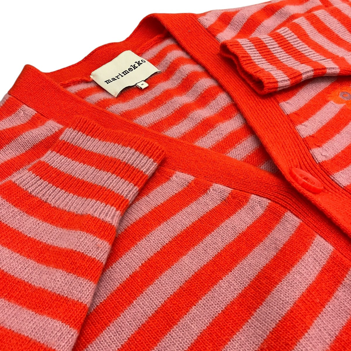 marimekko ボーダーカーディガン52224-5-91291 古着・中古-5枚目のアイテム画像