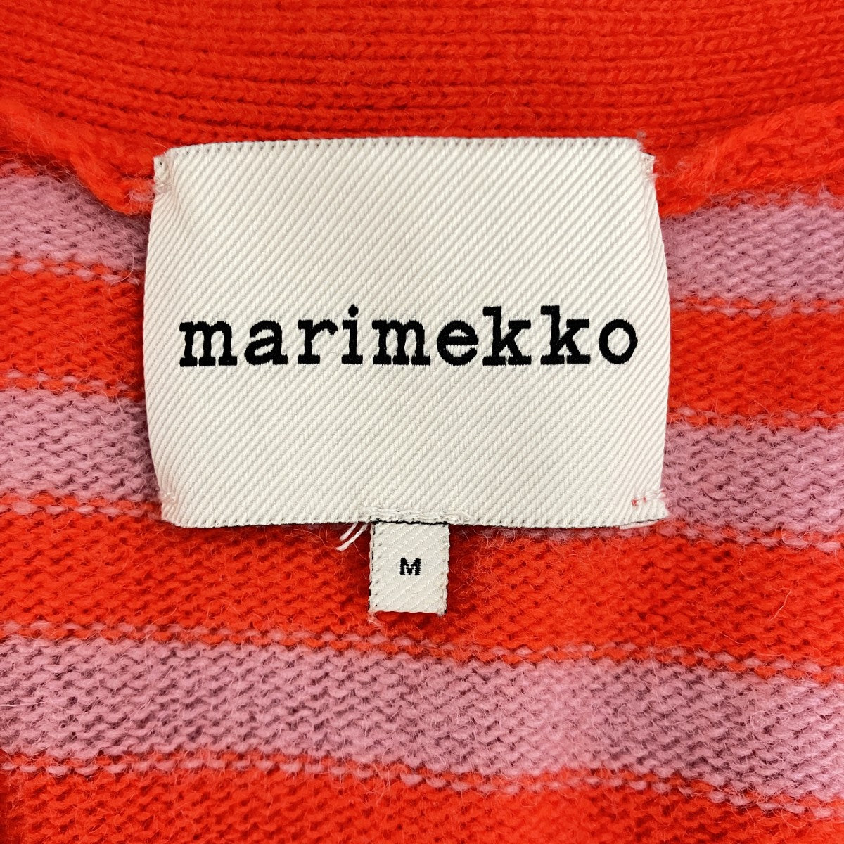 marimekko ボーダーカーディガン52224-5-91291 古着・中古-6枚目のアイテム画像