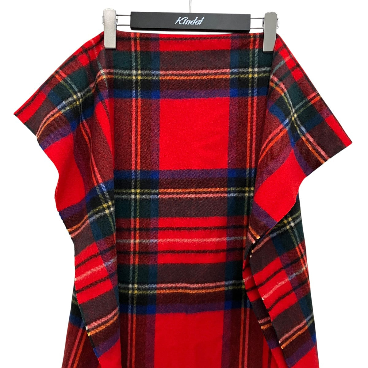 JOHNSTONS OF ELGIN カシミヤチェックマフラー 古着・中古-3枚目のアイテム画像