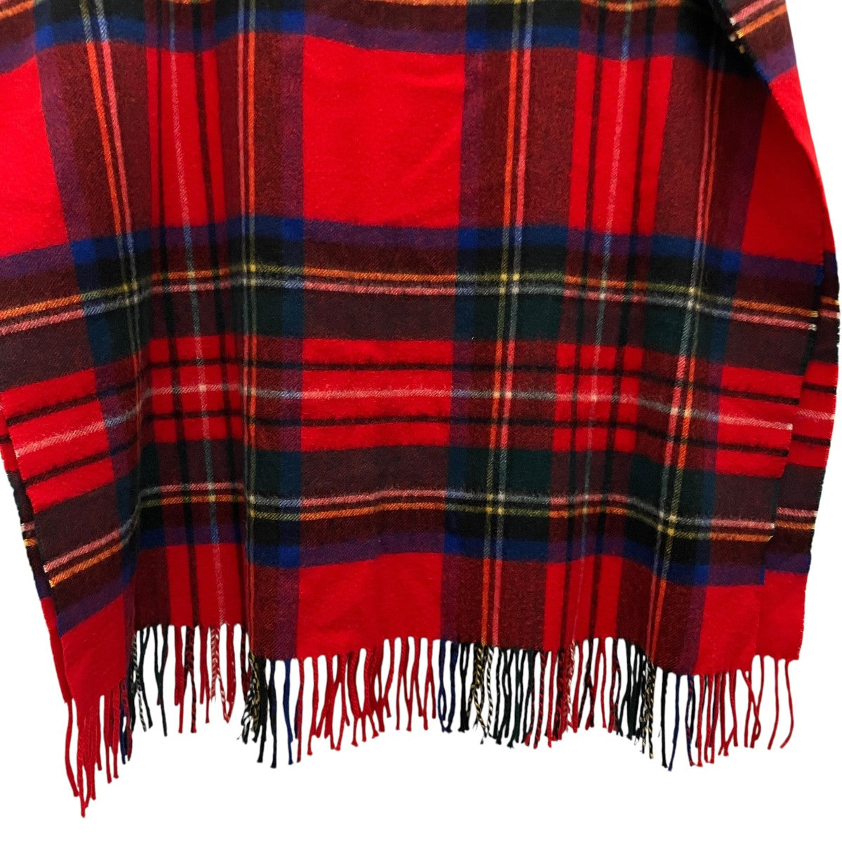 JOHNSTONS OF ELGIN カシミヤチェックマフラー 古着・中古-6枚目のアイテム画像