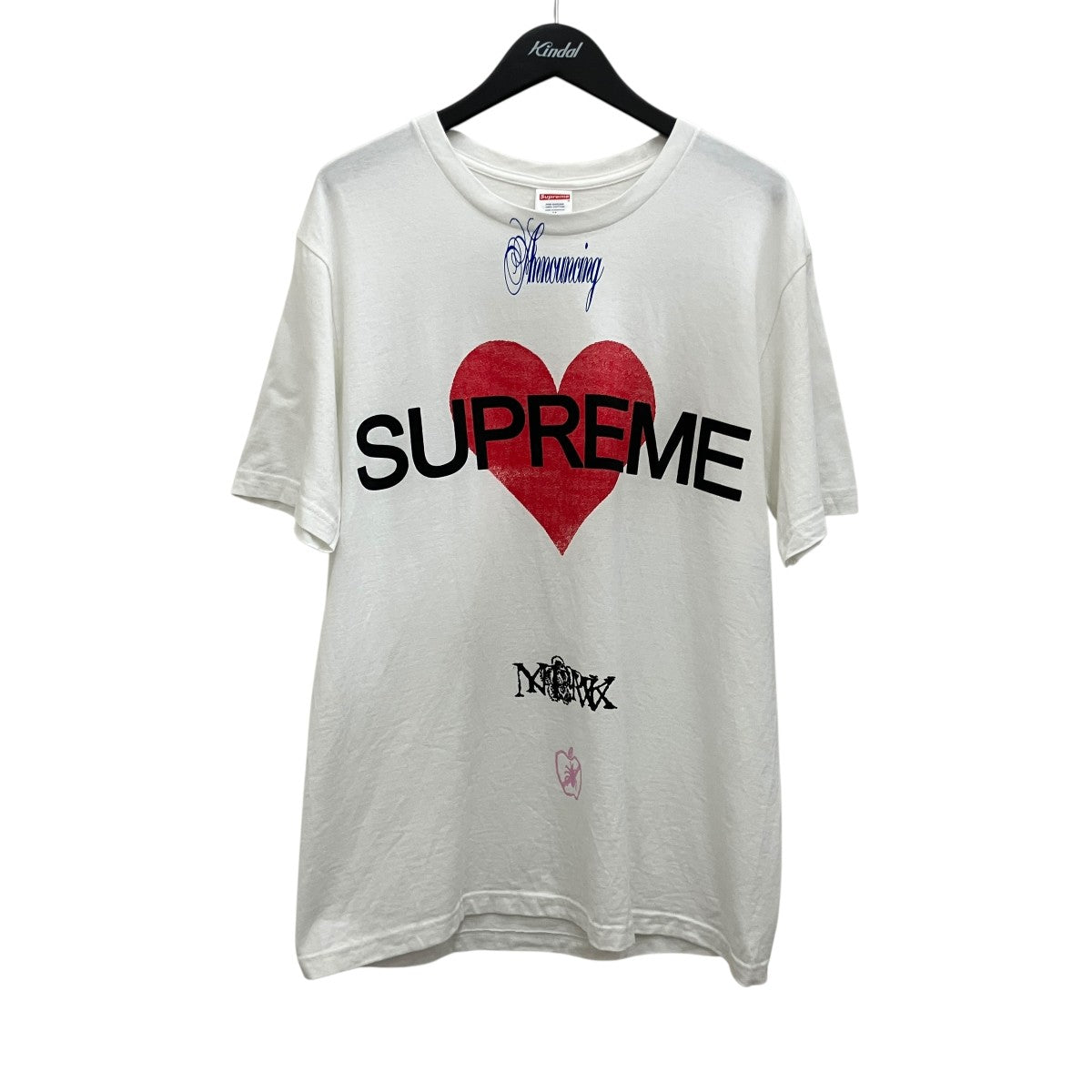 Supreme 【ANNOUCING TEE】プリントTシャツ 古着・中古-1枚目のアイテム画像