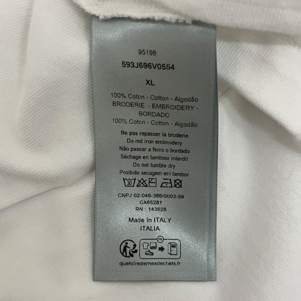 ロゴTシャツ593J696V0554