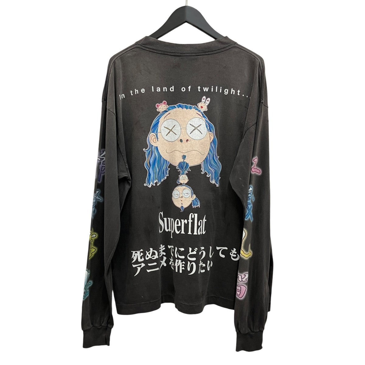 mononoke ・made 長袖プリントTシャツMT-MK8-0000-008 古着・中古-2枚目のアイテム画像
