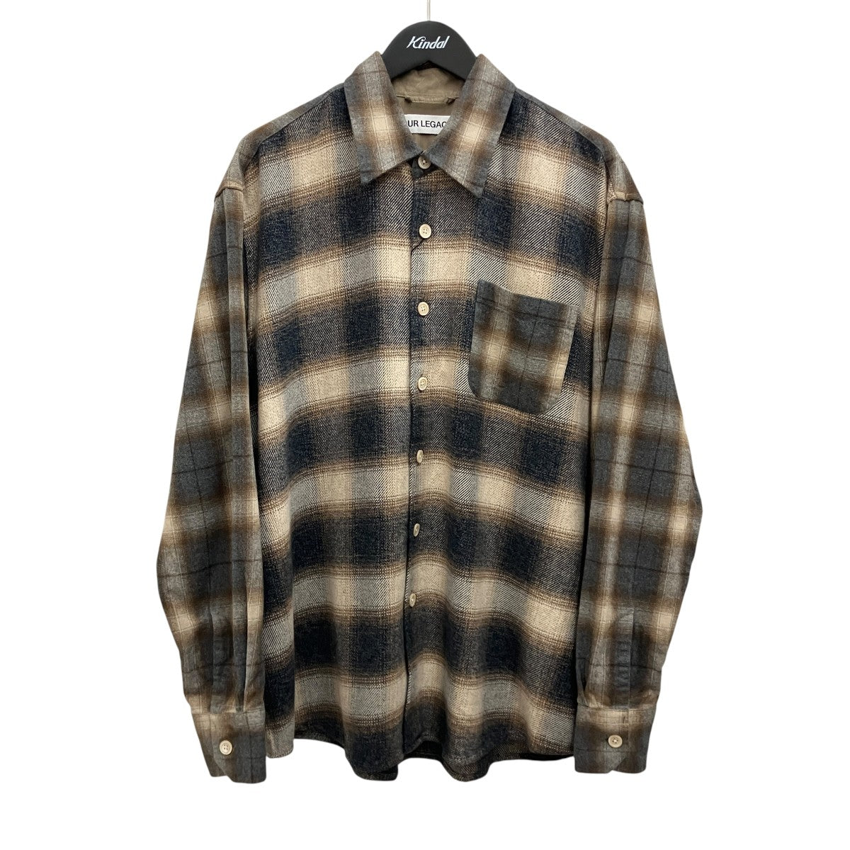 【ABOVE SHIRT】フランネルチェックシャツM4242AD
