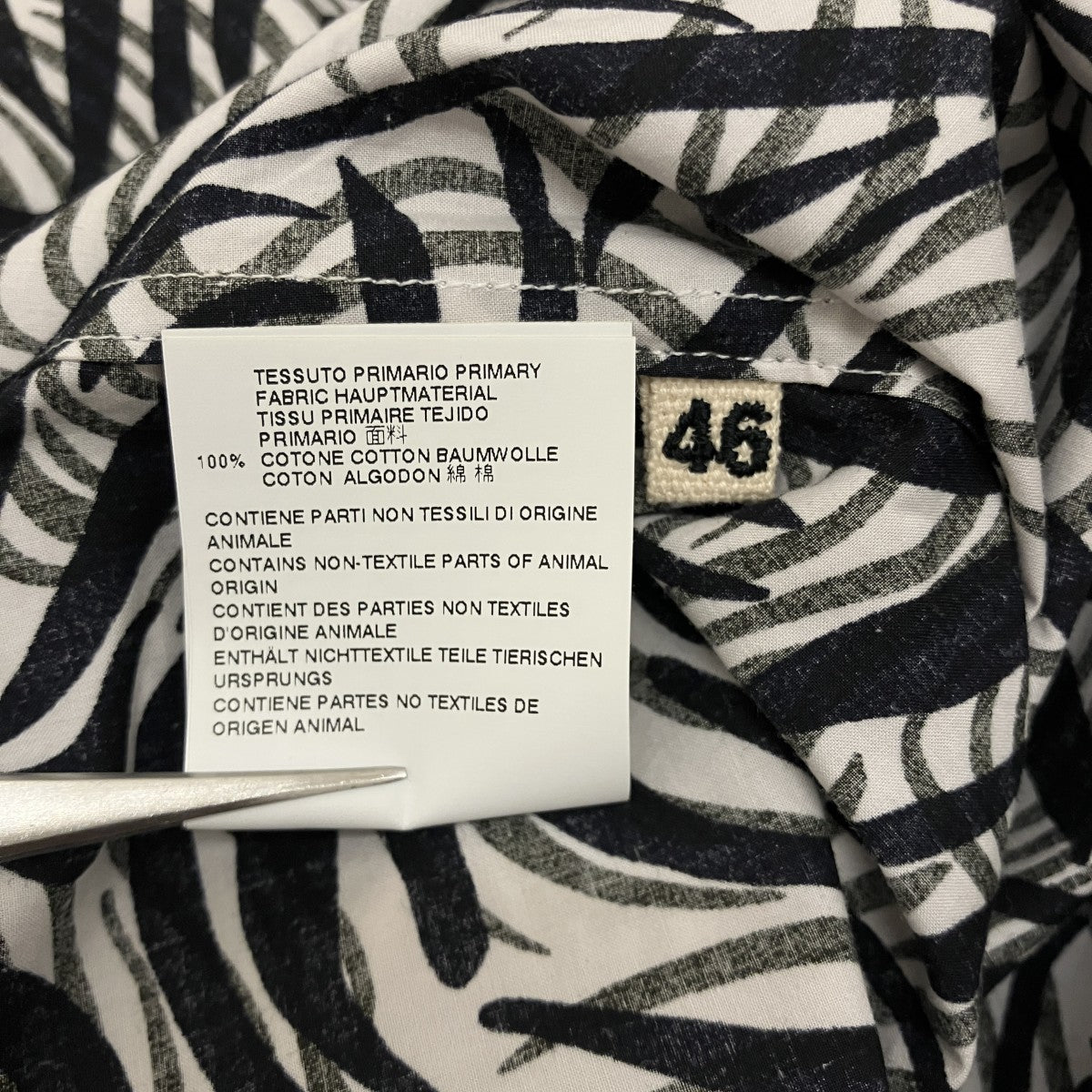 総柄シャツM05DL0039