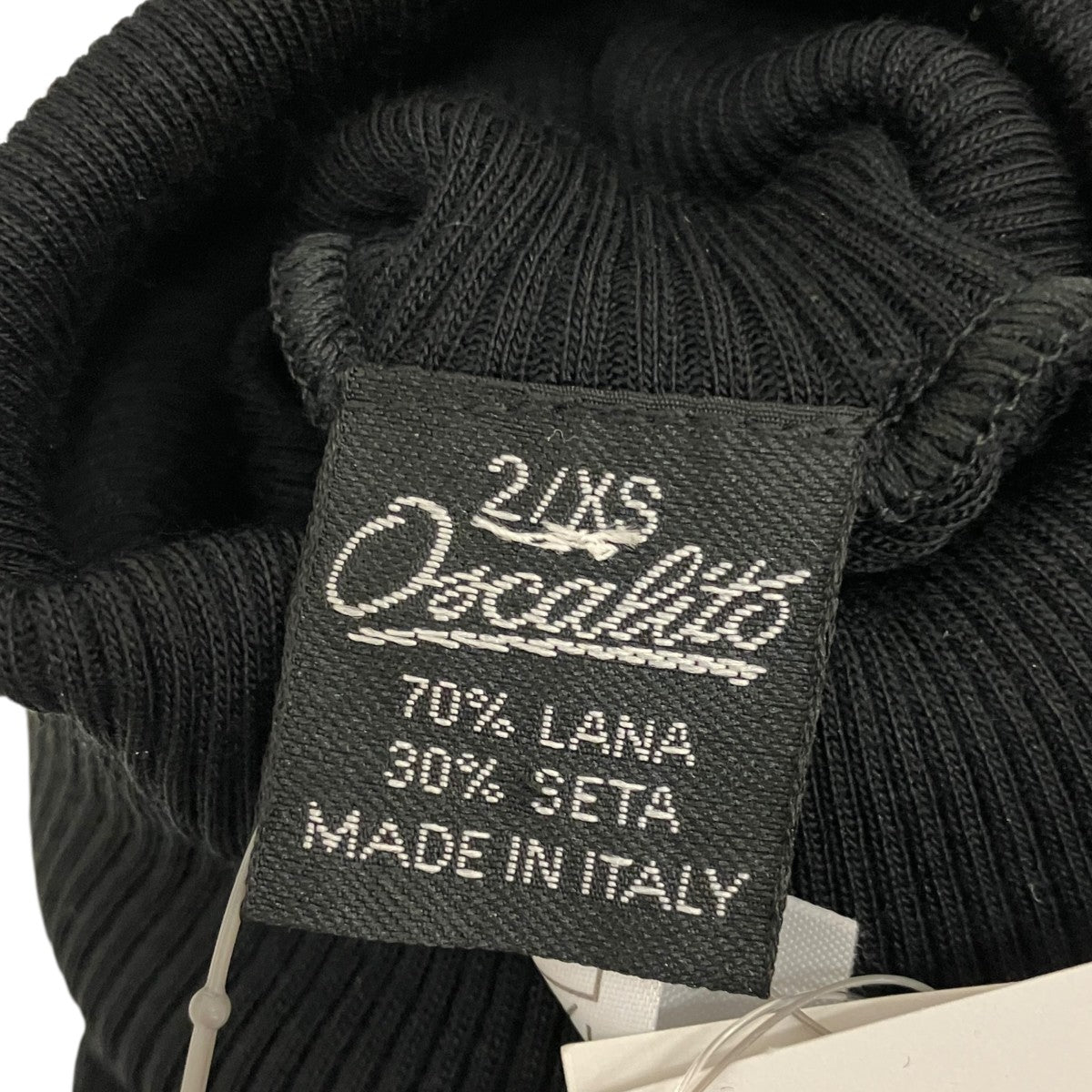 OSCALITO シルク混タートルネックニット 古着・中古-6枚目のアイテム画像