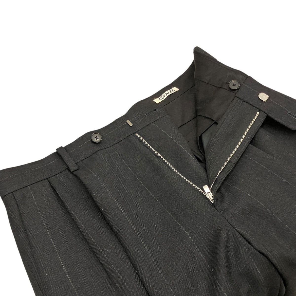 AURALEE(オーラリー) 26SS【BLUEFACED WOOL TWO-TUCK SLACKS