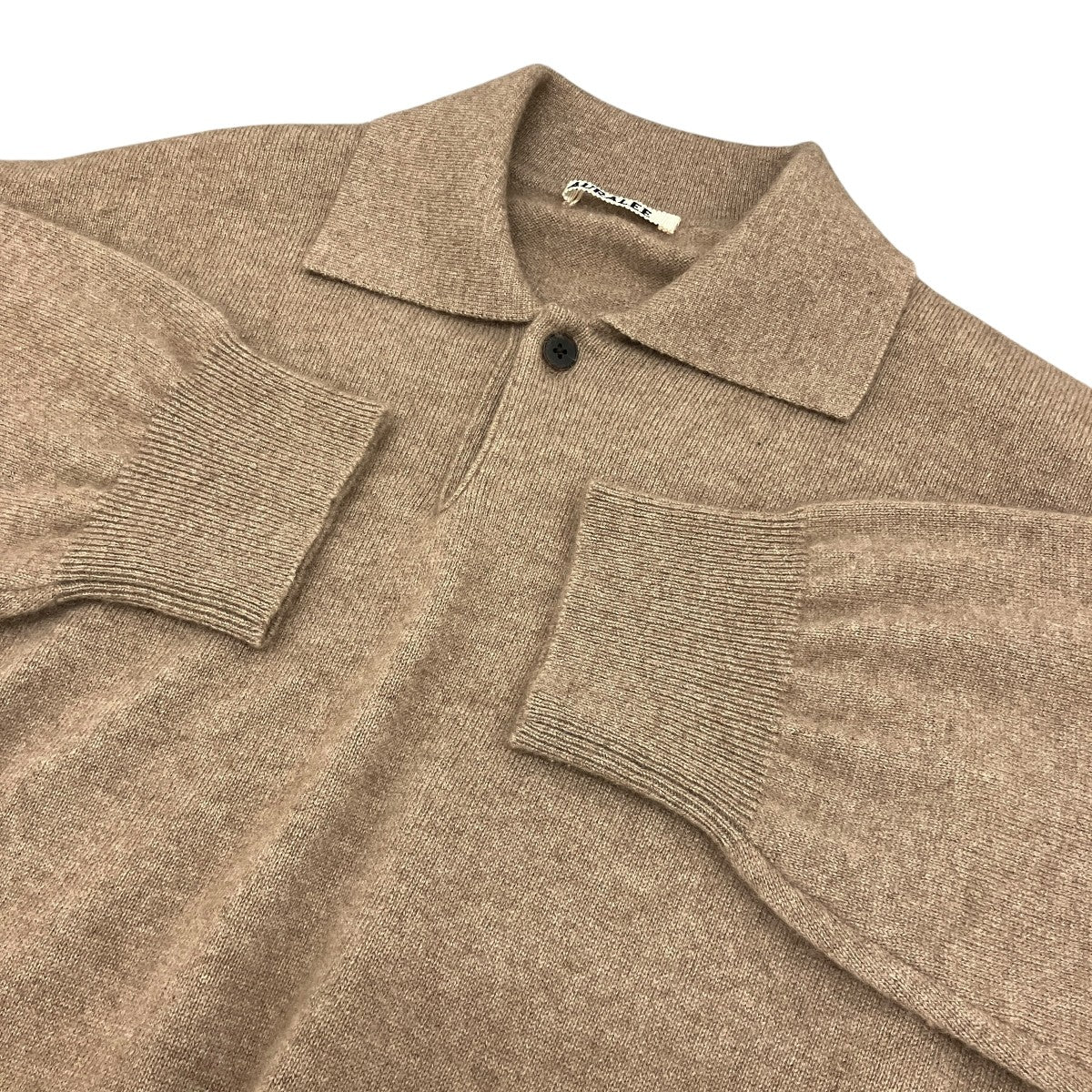 【ABY CASHMERE KNIT POLO】カシミヤニットポロA21AP03BC