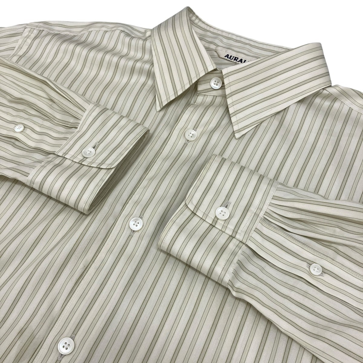26SS【 COTTON SILK STRIPE SHIRT】ストライプシャツA26SS01CS