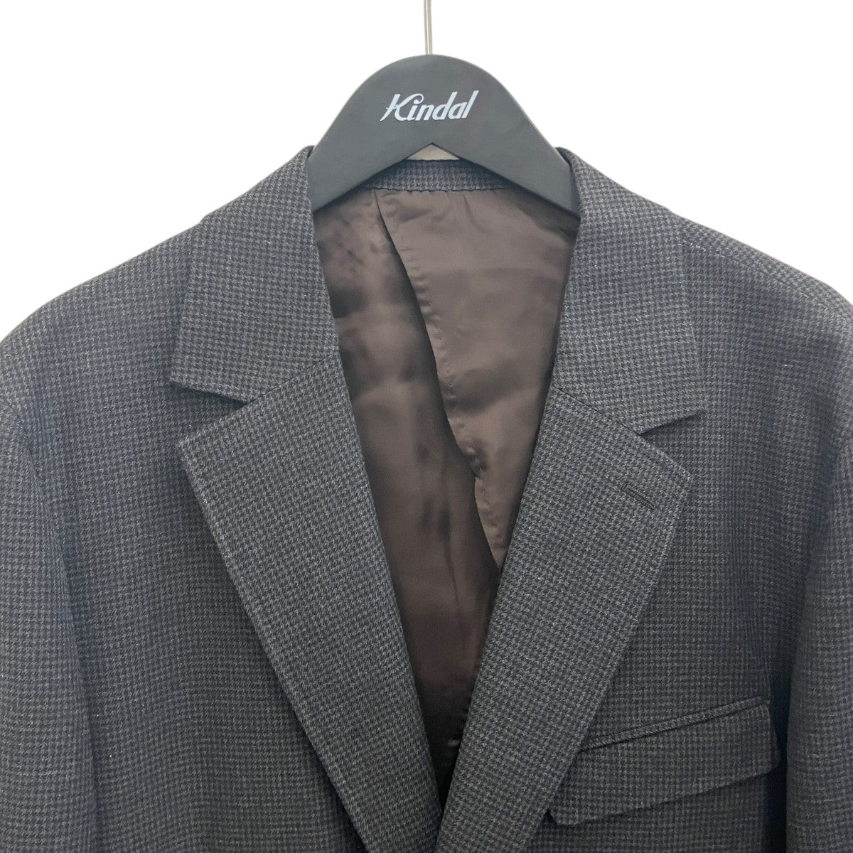 Switching houndstooth テーラードジャケット