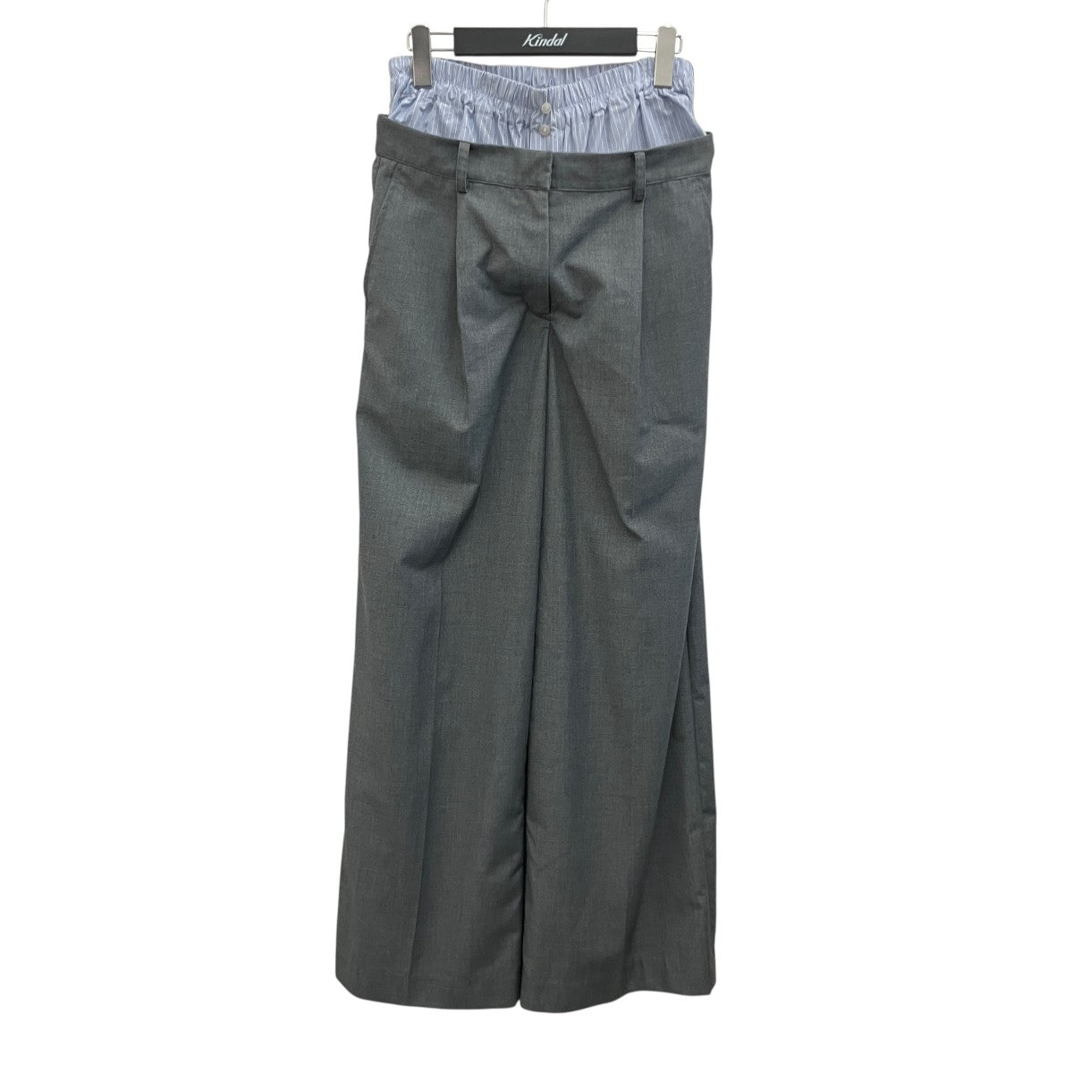 【DOUBLE WAIST TROUSERS】ダブルウエストトラウザーパンツ12410715
