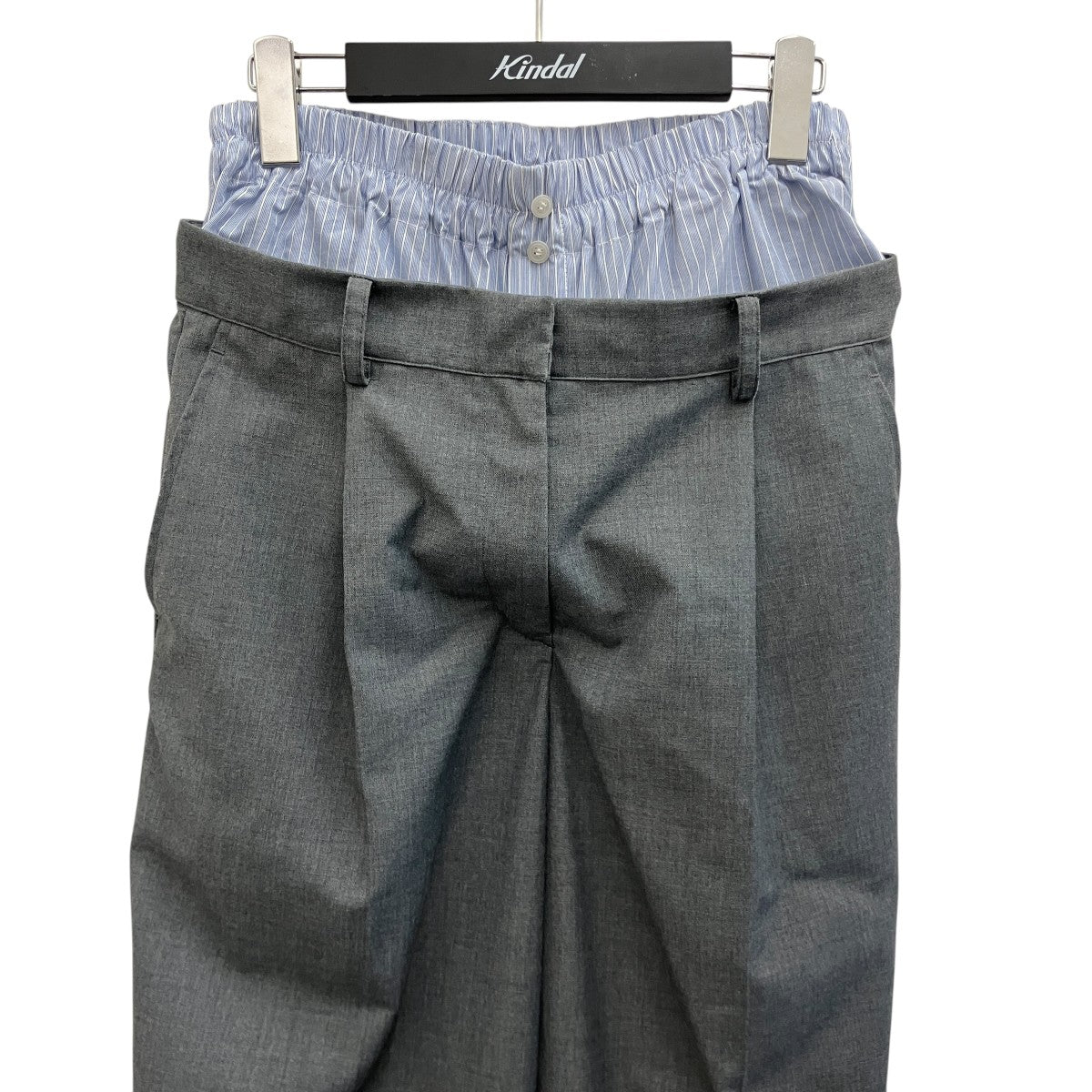 【DOUBLE WAIST TROUSERS】ダブルウエストトラウザーパンツ12410715