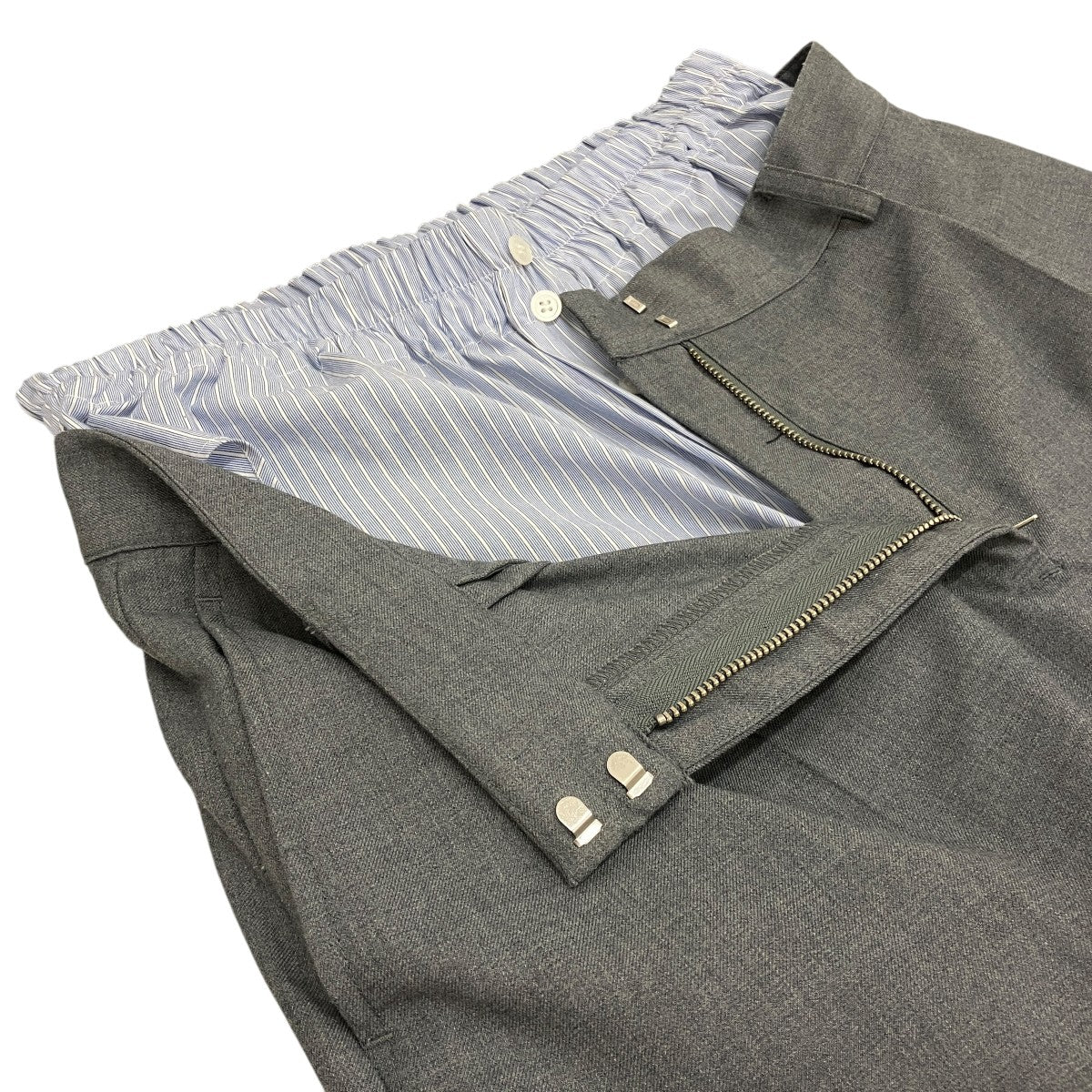 【DOUBLE WAIST TROUSERS】ダブルウエストトラウザーパンツ12410715