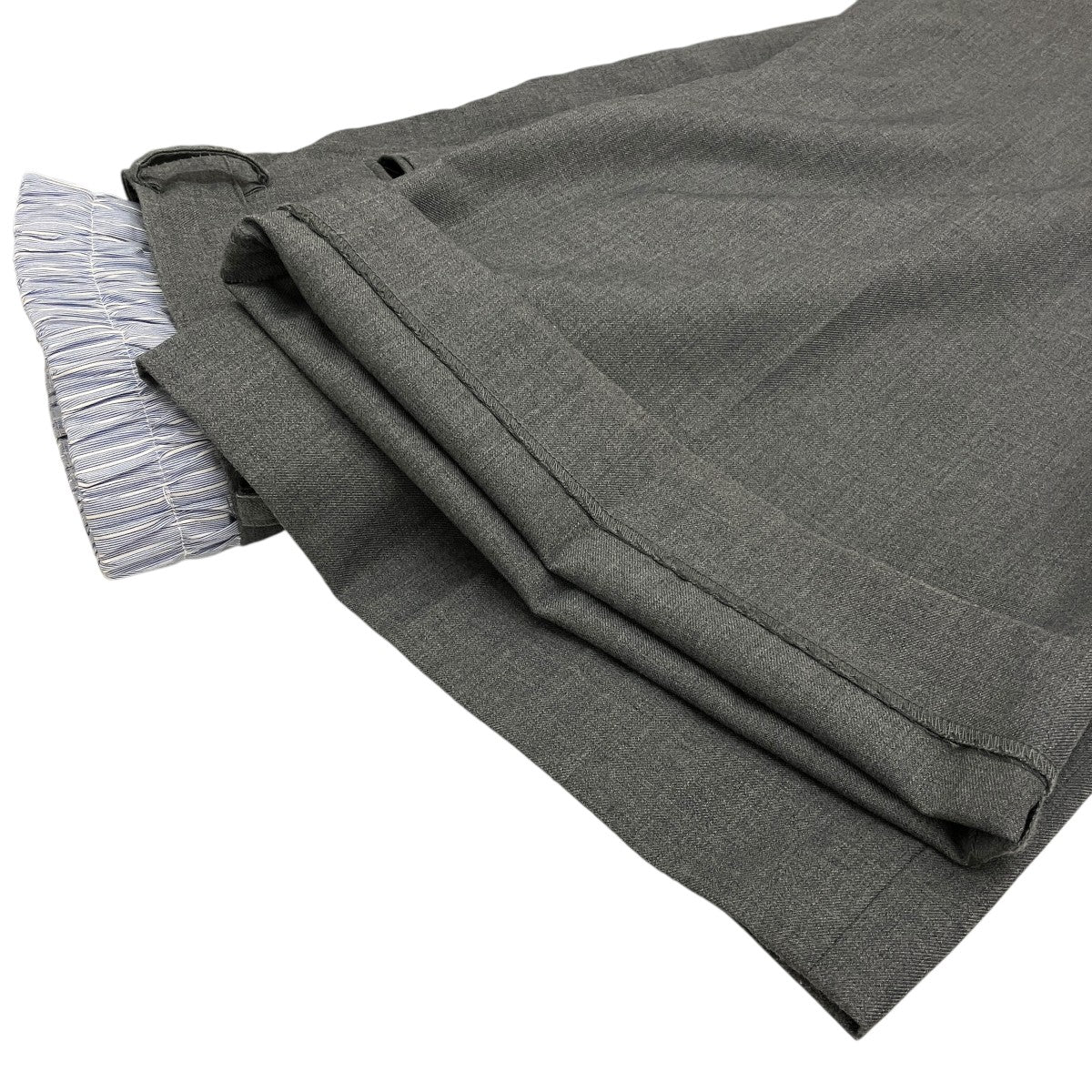 【DOUBLE WAIST TROUSERS】ダブルウエストトラウザーパンツ12410715