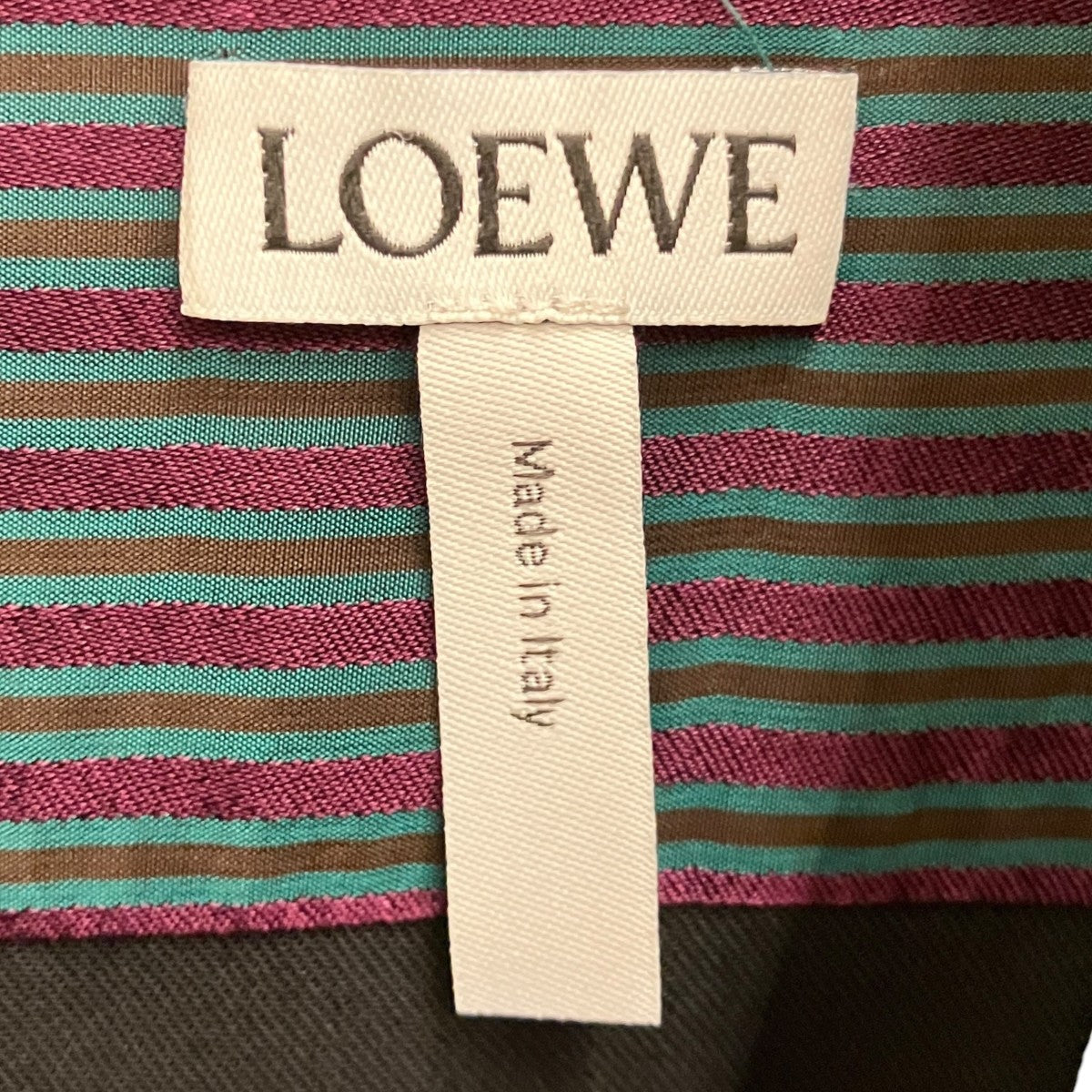 マルチストライプ ロングシャツワンピース