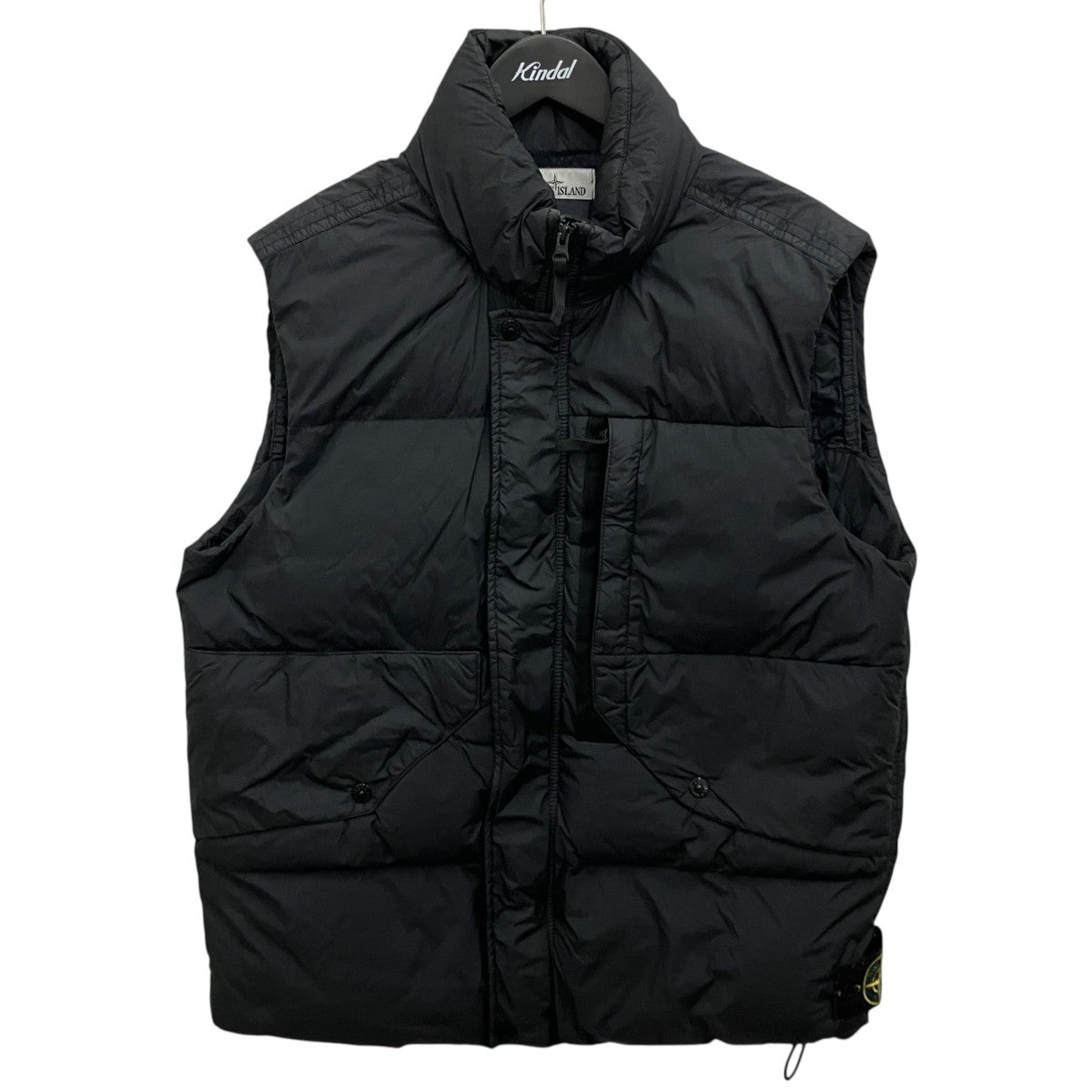 GARMENT DYED CRINKLE REPS RECYCLED NYLON DOWN ダウンベスト