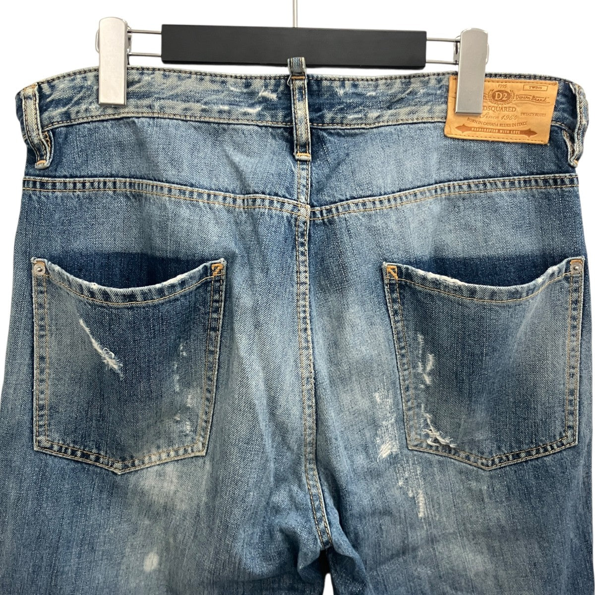 15SS ダメージ加工デニムパンツ