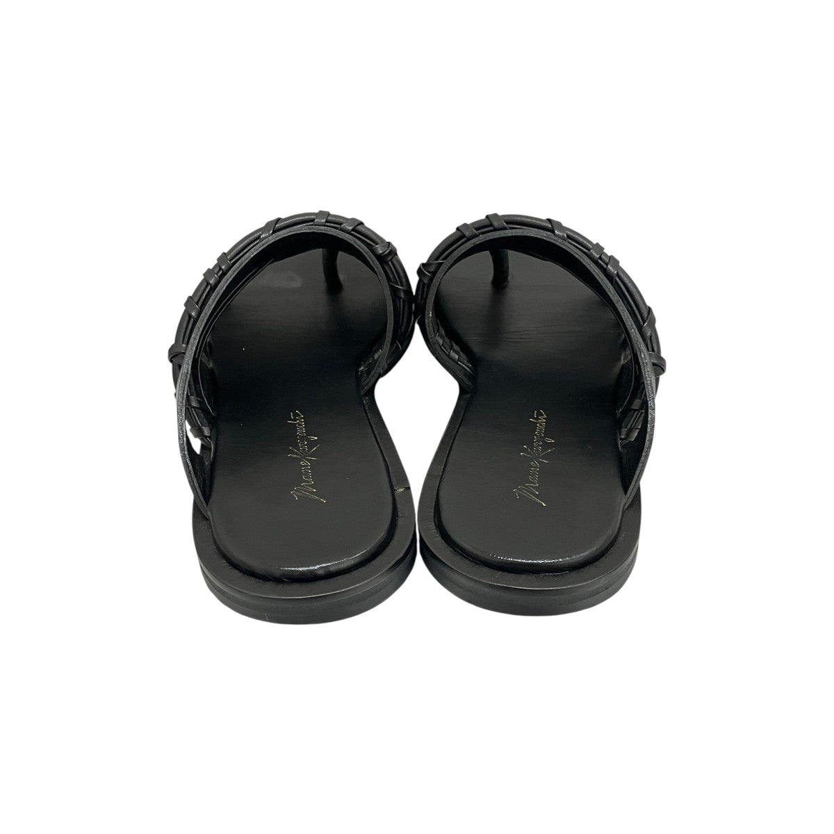【PLAIT DETAILED LEATHER SANDALS】レザーサンダル
