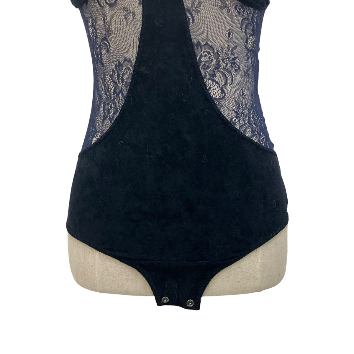 【SHEER PANELED VELOUR BODYSUIT】シアーパネルベロアボディスーツFTC262-0404