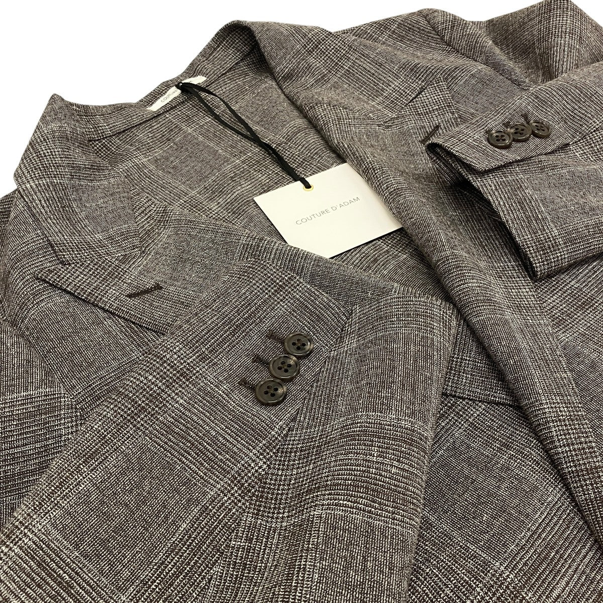 グレンチェックダブルジャケット26SS-003