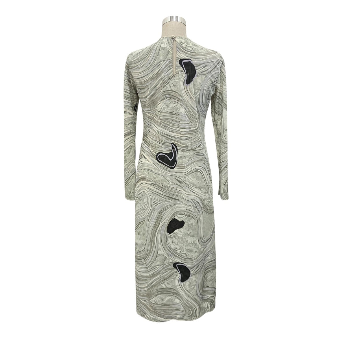 25AW【MARBLE PRINT JERSEY DRESS】マーブルプリント ジャージーワンピースMM25FW-JS075