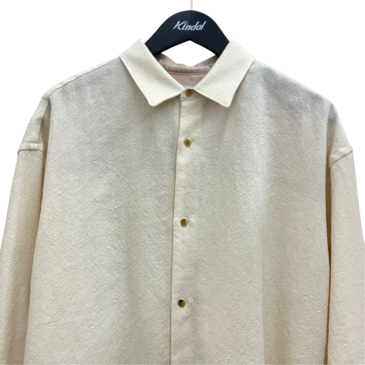 【ARLES WOOL LINEN OVER SIZED SHIRT BLOUSON】オーバーサイズシャツBBZ2002407A0002