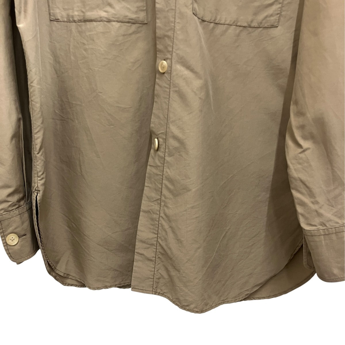 【SILK COTTON CLOTH BIG SHIRTS】シルクコットンシャツA20SS01SL