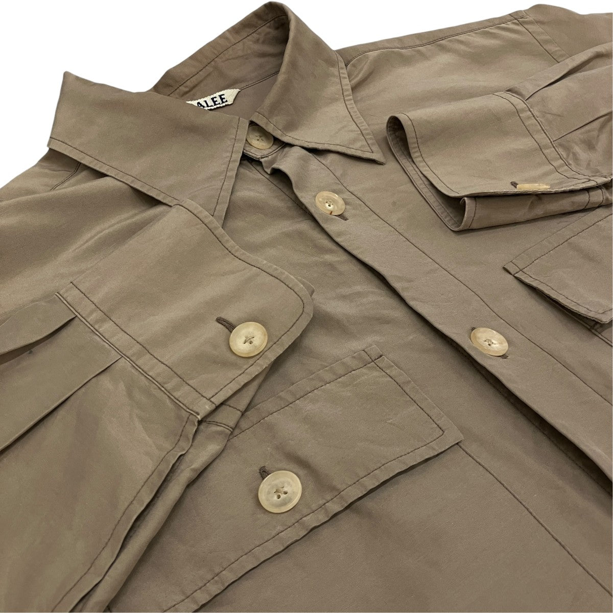 【SILK COTTON CLOTH BIG SHIRTS】シルクコットンシャツA20SS01SL