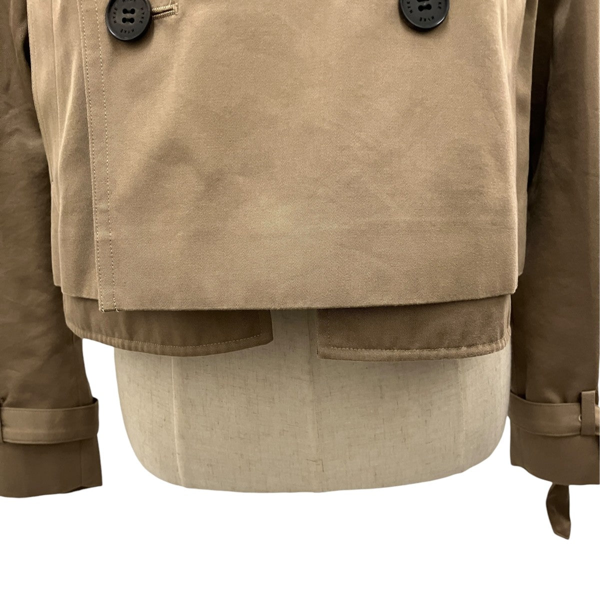 【CROPPED TRENCH COAT】クロップドトレンチコート252-17556