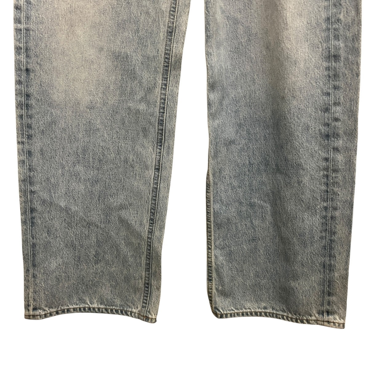【GWENDOLINE SCRUNCH JEAN】ワイドレッグデニムパンツ2164B-3011
