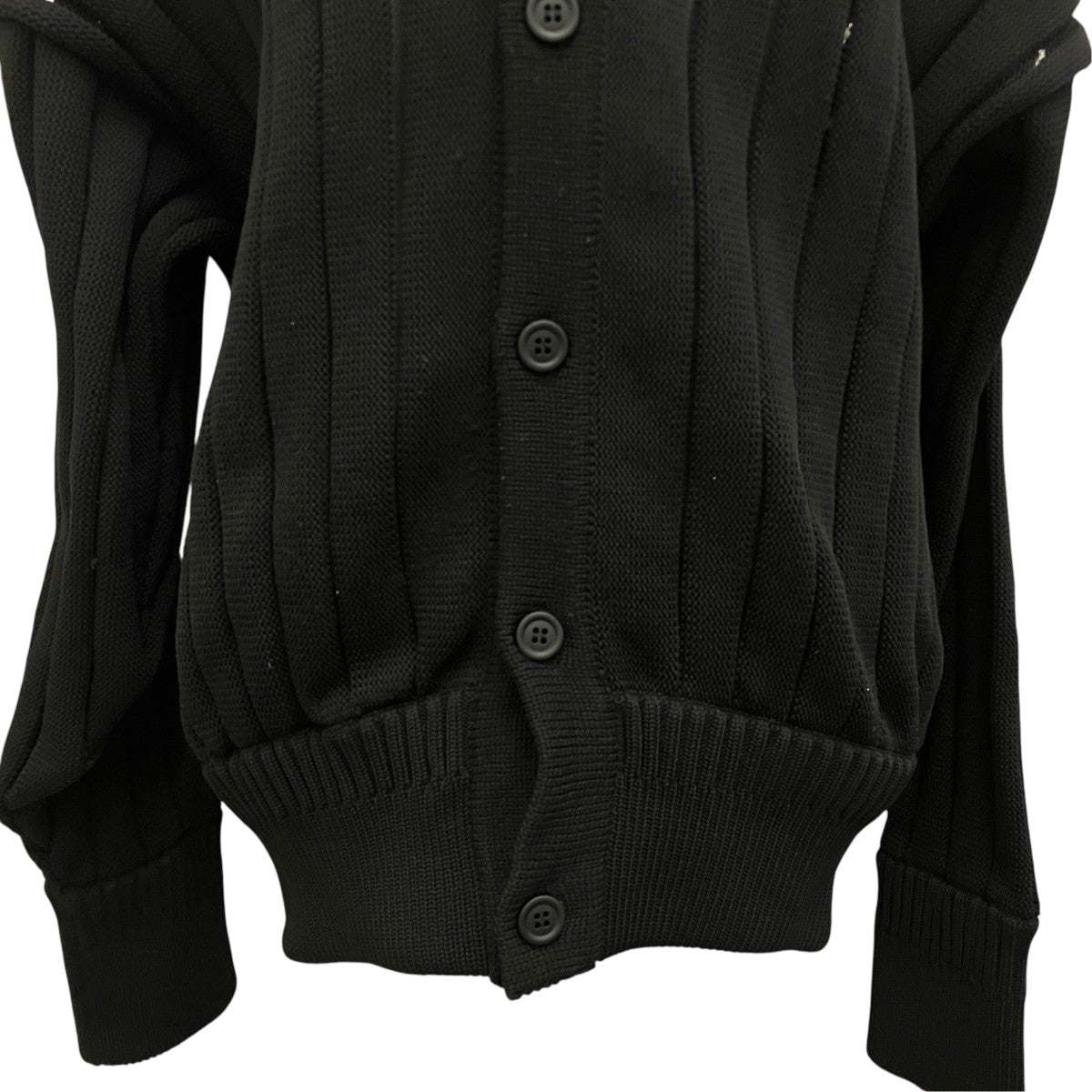 【LOUVER CARDIGAN】ポリエステルカーディガンCF005KE031