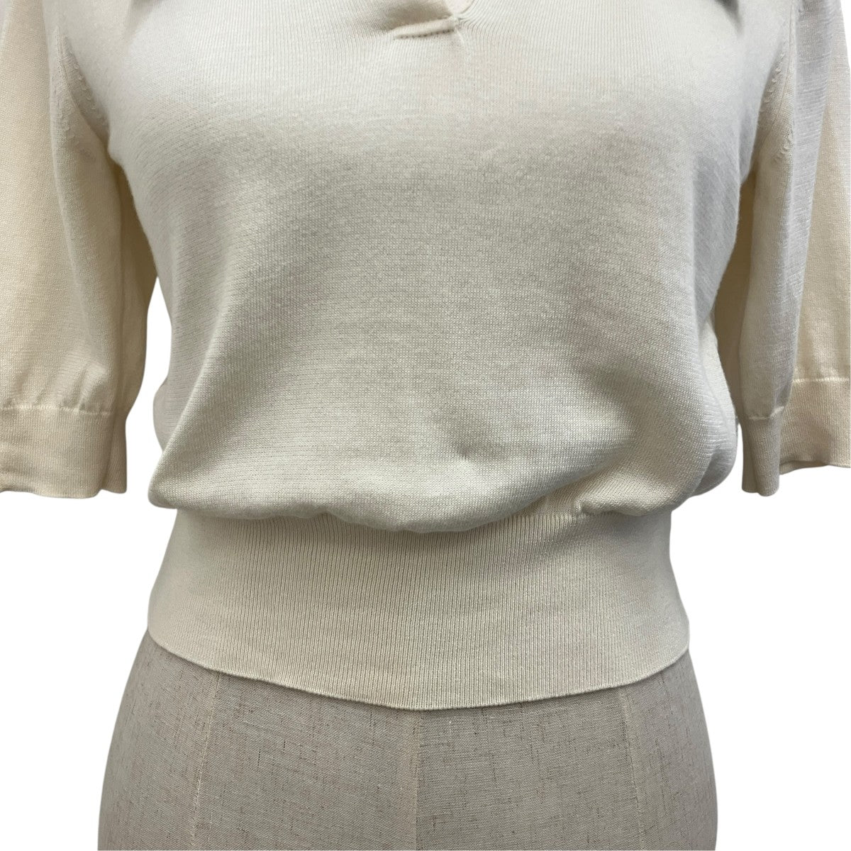 25FW【EMBROIDERY COLLAR KNITTED TOP】エンブロイダリーカラーニットトップMM25FW-KN037