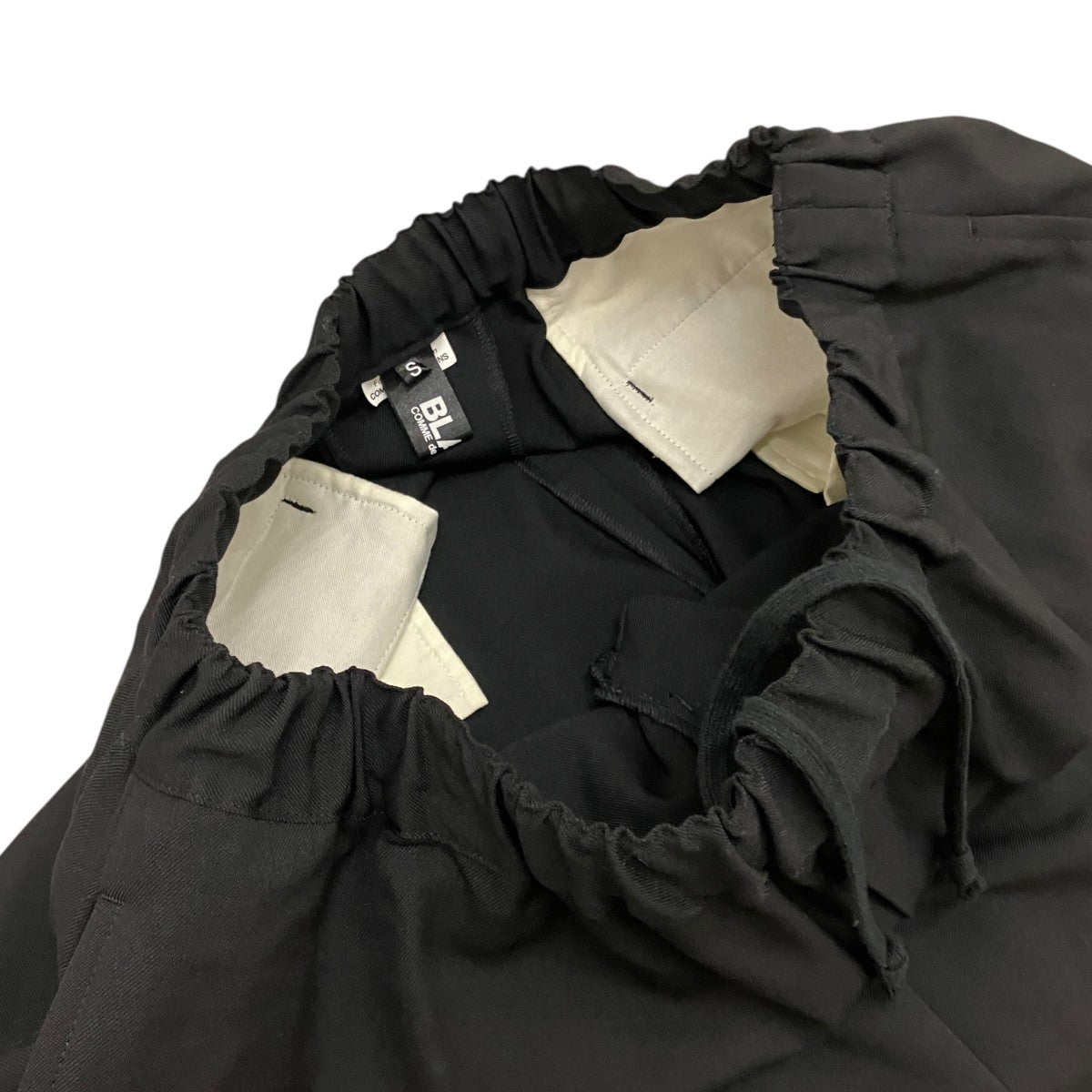 BLACK COMME des GARCONS イージーパンツ1N-P020 古着・中古-6枚目のアイテム画像