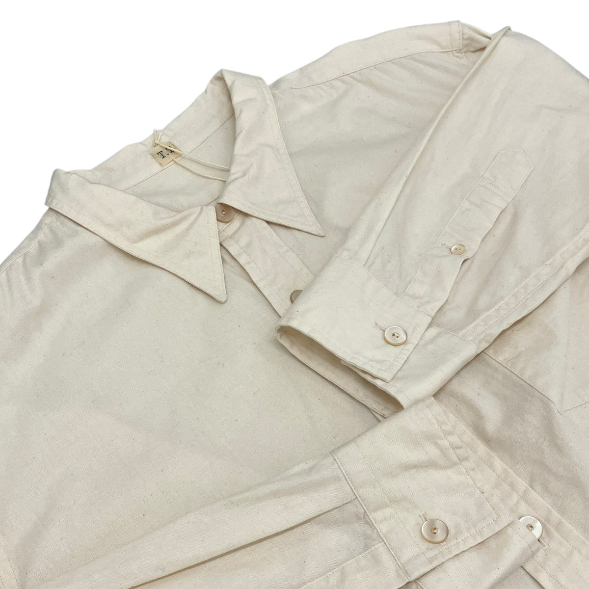 TT 【Narrow Collar Shirt】ナローカラーシャツLOT106 古着・中古-5枚目のアイテム画像