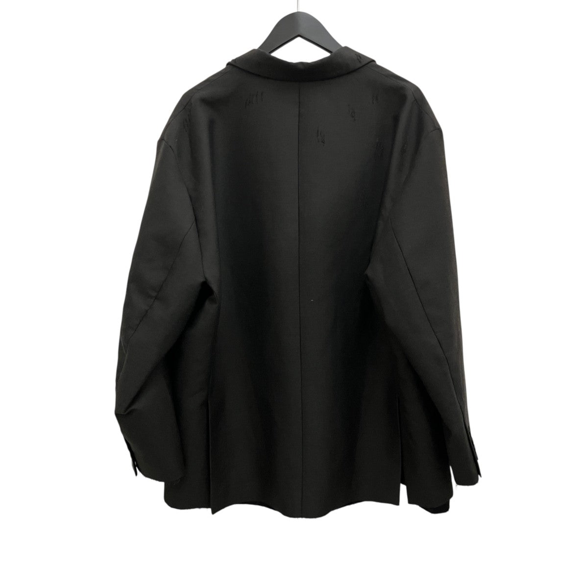 【WOOL POLY OVERSIZED ADAGIO DISTRESSED BLAZER】ダメージ加工テーラードジャケット25FBZ2BN