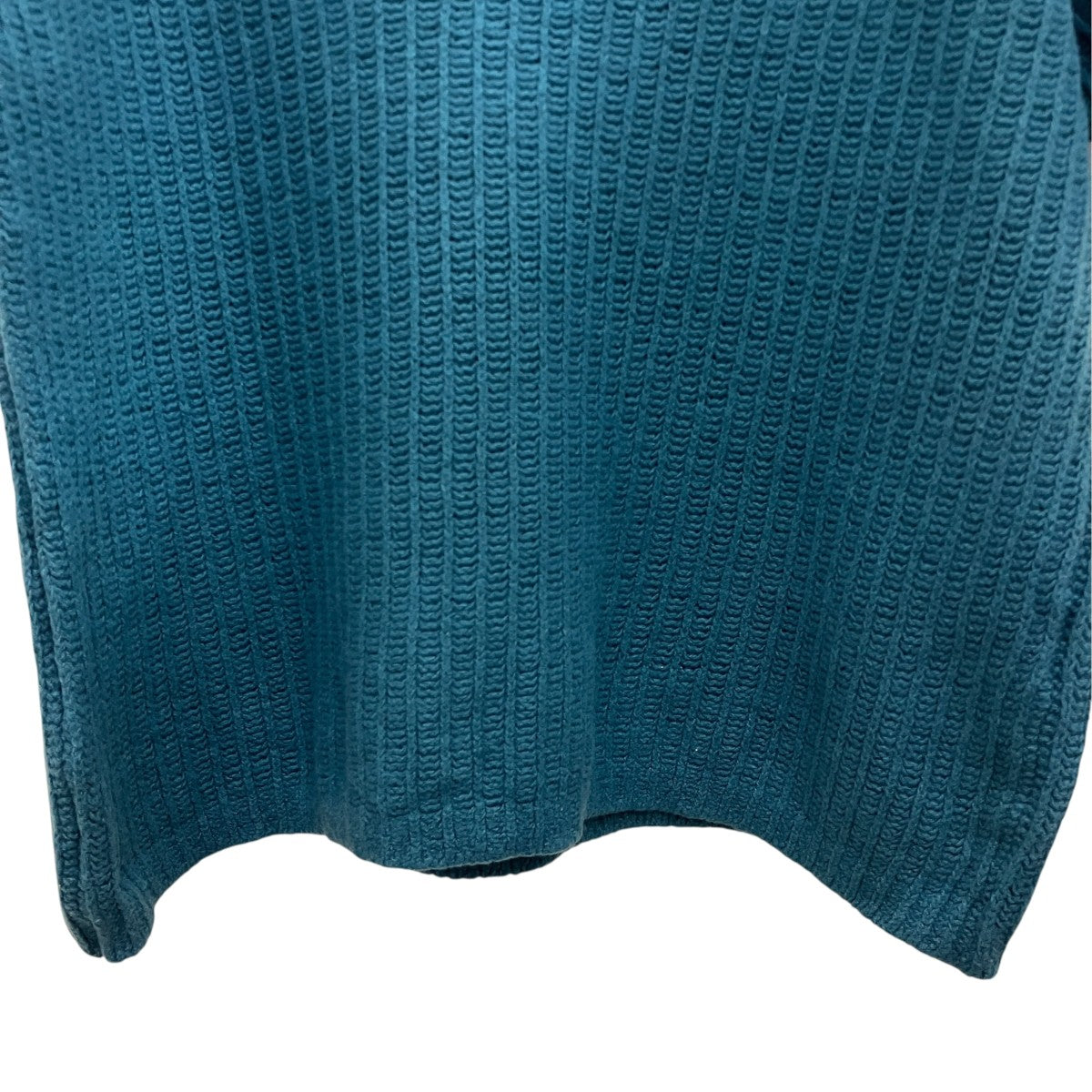 【BRUSHED COTTON WOOL RIB KNIT SKIPPER POLO】ニットポロシャツA23SP02HA