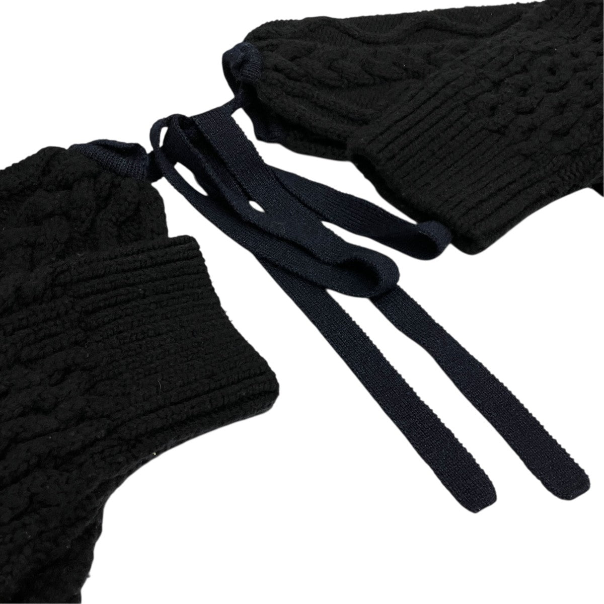 【FRENCH MERINO CABLE KNIT SLEEVES】ニットスリーブOEFL-UW150