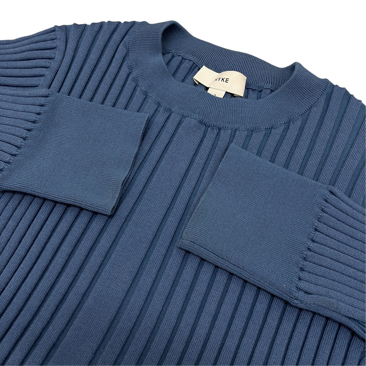 22AW【WIDE RIBBED SWEATER】ワイドリブニット222-11295