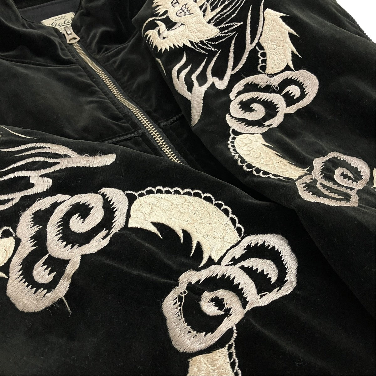 【VELVETEEN SUKA TRACK JACKET】別珍スカジャンGL14252
