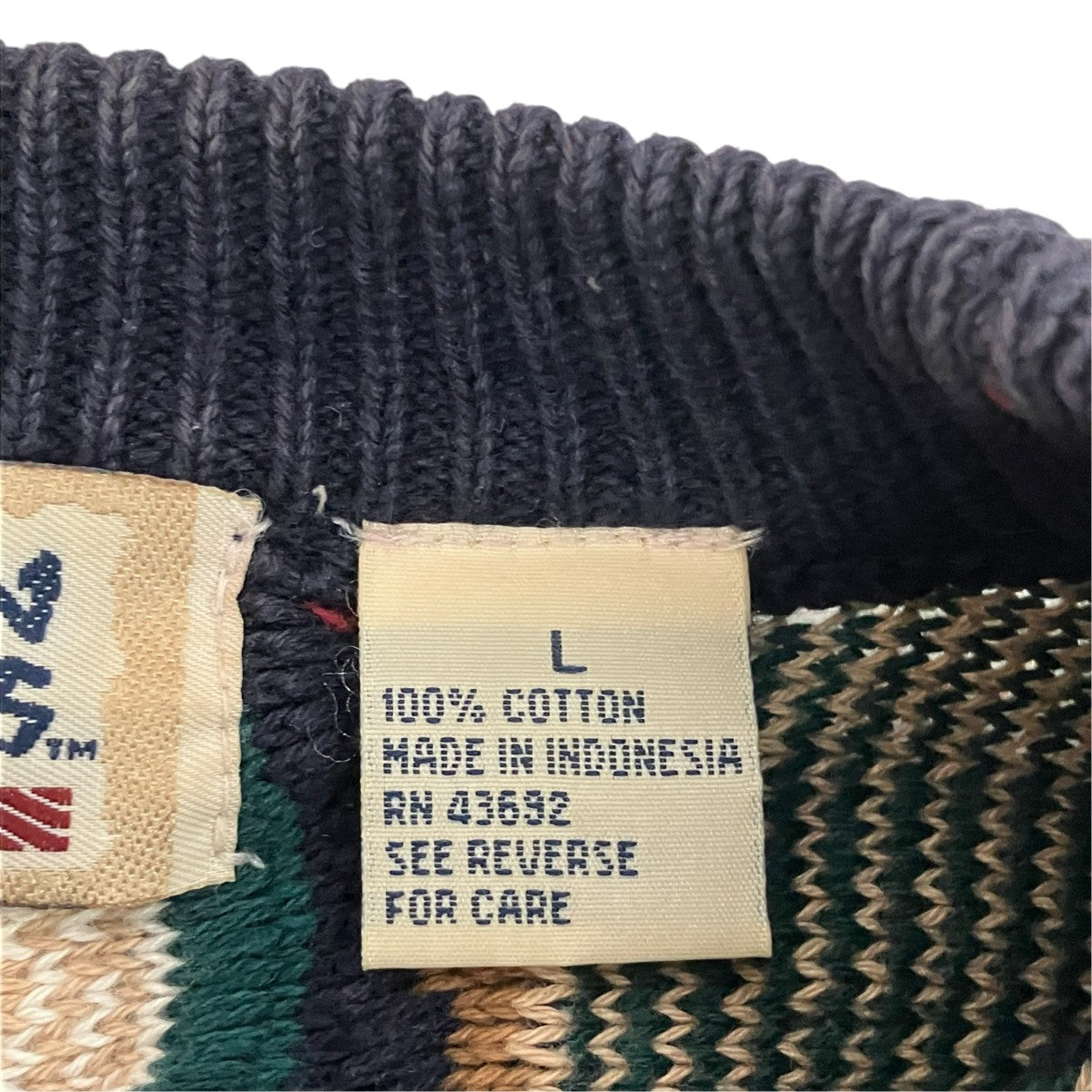 COTTON TRADERS 3Dプルオーバーニット 古着・中古-5枚目のアイテム画像